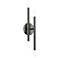 Livex Soho 17" High Black Chrome 4-Light ADA Wall Sconce