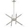Livex Soho 19 1/2" Wide Brushed Nickel 8-Light Chandelier