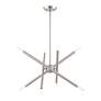 4_Livex Soho 19 1/2" Wide Brushed Nickel 8-Light Chandelier more views