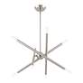 6_Livex Soho 19 1/2" Wide Brushed Nickel 8-Light Chandelier more views