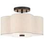 2_Livex Solstice 13" 2-Light English Bronze Semi Flush Ceiling Light