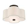 5_Livex Solstice 13" 2-Light English Bronze Semi Flush Ceiling Light more views