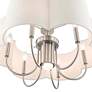 7_Livex Solstice 24" Wide Brushed Nickel 7-Light Shade Chandelier more views