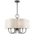 Livex Solstice 24" Wide English Bronze 7-Light Shade Chandelier
