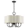 2_Livex Solstice 24" Wide English Bronze 7-Light Shade Chandelier more views