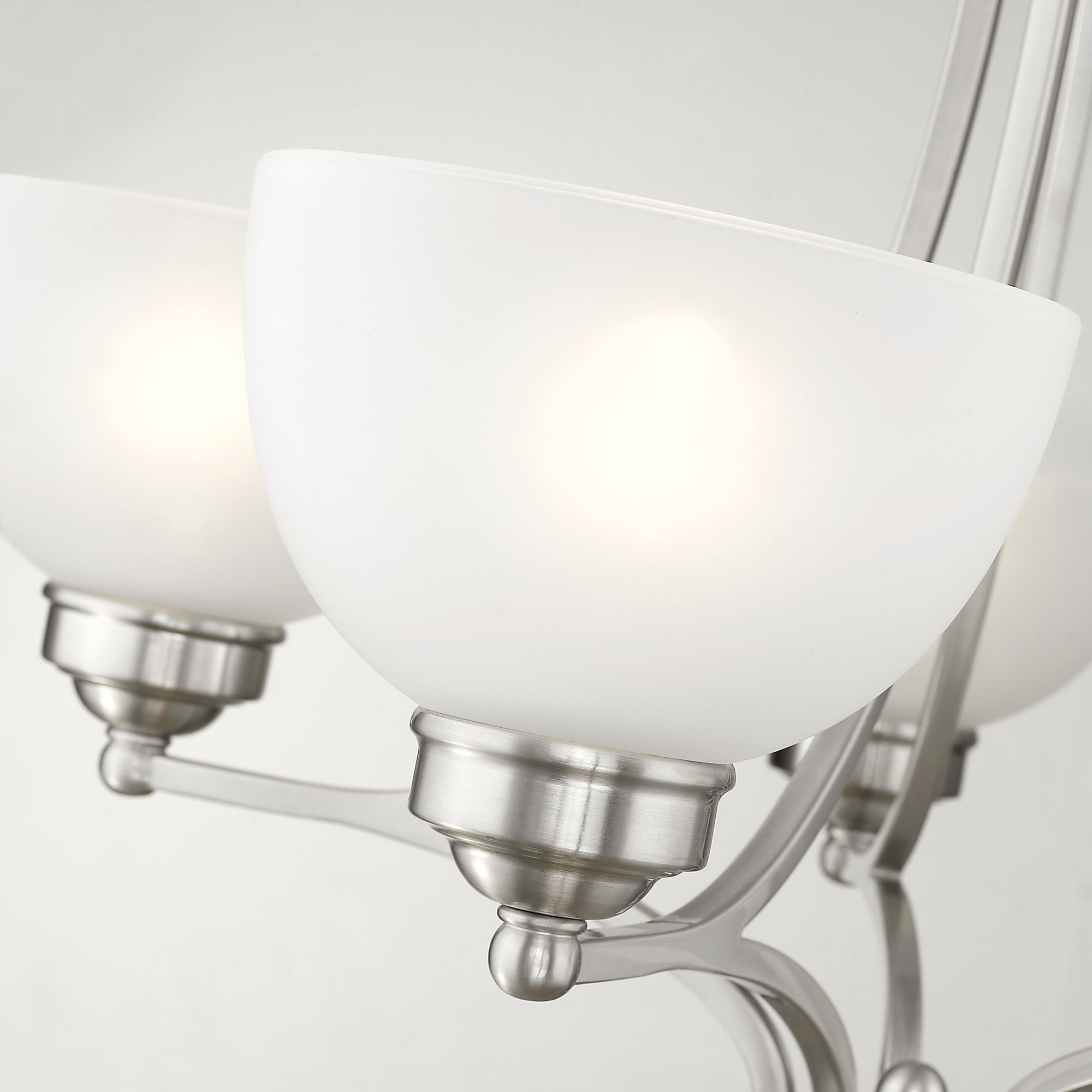 Image 6 Livex Somerset 25" Wide Brushed Nickel 5-Light Chandelier more views