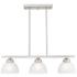 Livex Somerset 28"W Brushed Nickel 3-Light Linear Chandelier