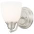 Livex Somerville 7" High Brushed Nickel Wall Sconce