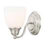 5_Livex Somerville 7" High Brushed Nickel Wall Sconce more views