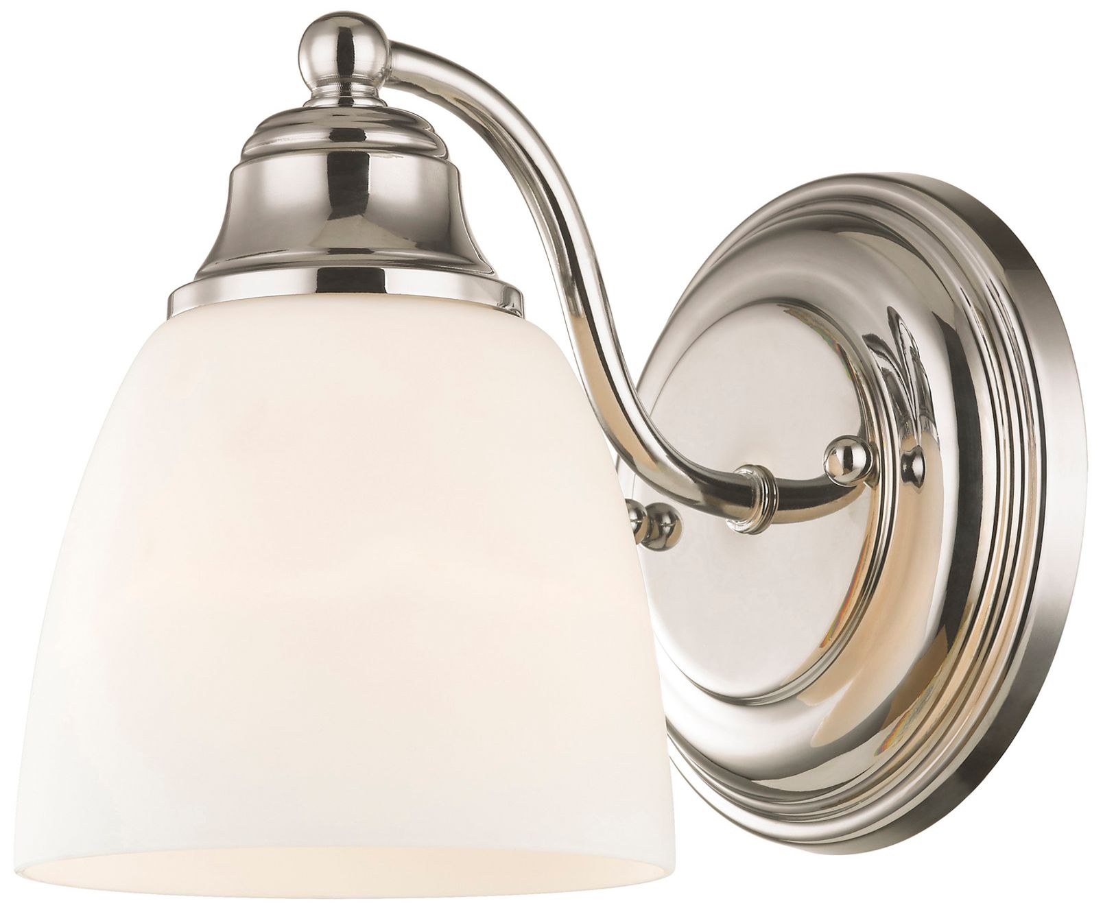 Livex Somerville 7" High Polished Chrome Wall Sconce