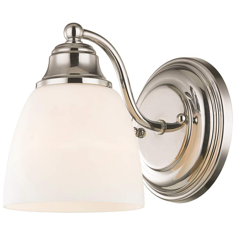 Image 2 Livex Somerville 7" High Polished Chrome Wall Sconce
