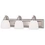3_Livex Springfield 24" Wide Brushed Nickel 3-Light Bath Light
