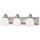 Livex Springfield 24" Wide Brushed Nickel 3-Light Bath Light
