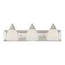 5_Livex Springfield 24" Wide Brushed Nickel 3-Light Bath Light more views