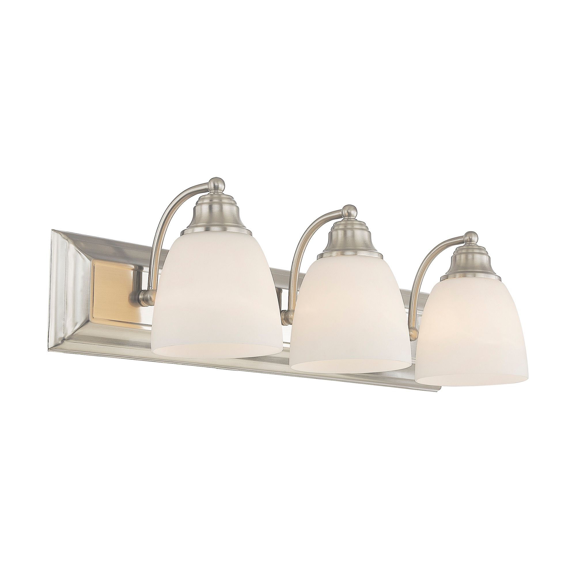 Livex Springfield 24" Wide Brushed Nickel 3-Light Bath Light in scene