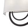 6_Livex Stratton 15" Wide Bronze with Off-White Fabric Shade ADA Sconce more views