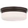 Livex Stratus 11" Wide Bronze Ceiling Light