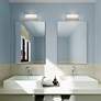 7_Livex Sutter 12" High Brushed Nickel ADA LED Wall Sconce more views