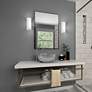 Livex Sutter 12" High Brushed Nickel ADA LED Wall Sconce