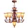 Livex Villa 26" Wide Verona Bronze 6-Light Chandelier