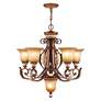 3_Livex Villa 26" Wide Verona Bronze 6-Light Chandelier more views