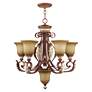 4_Livex Villa 26" Wide Verona Bronze 6-Light Chandelier more views