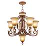 6_Livex Villa 26" Wide Verona Bronze 6-Light Chandelier more views