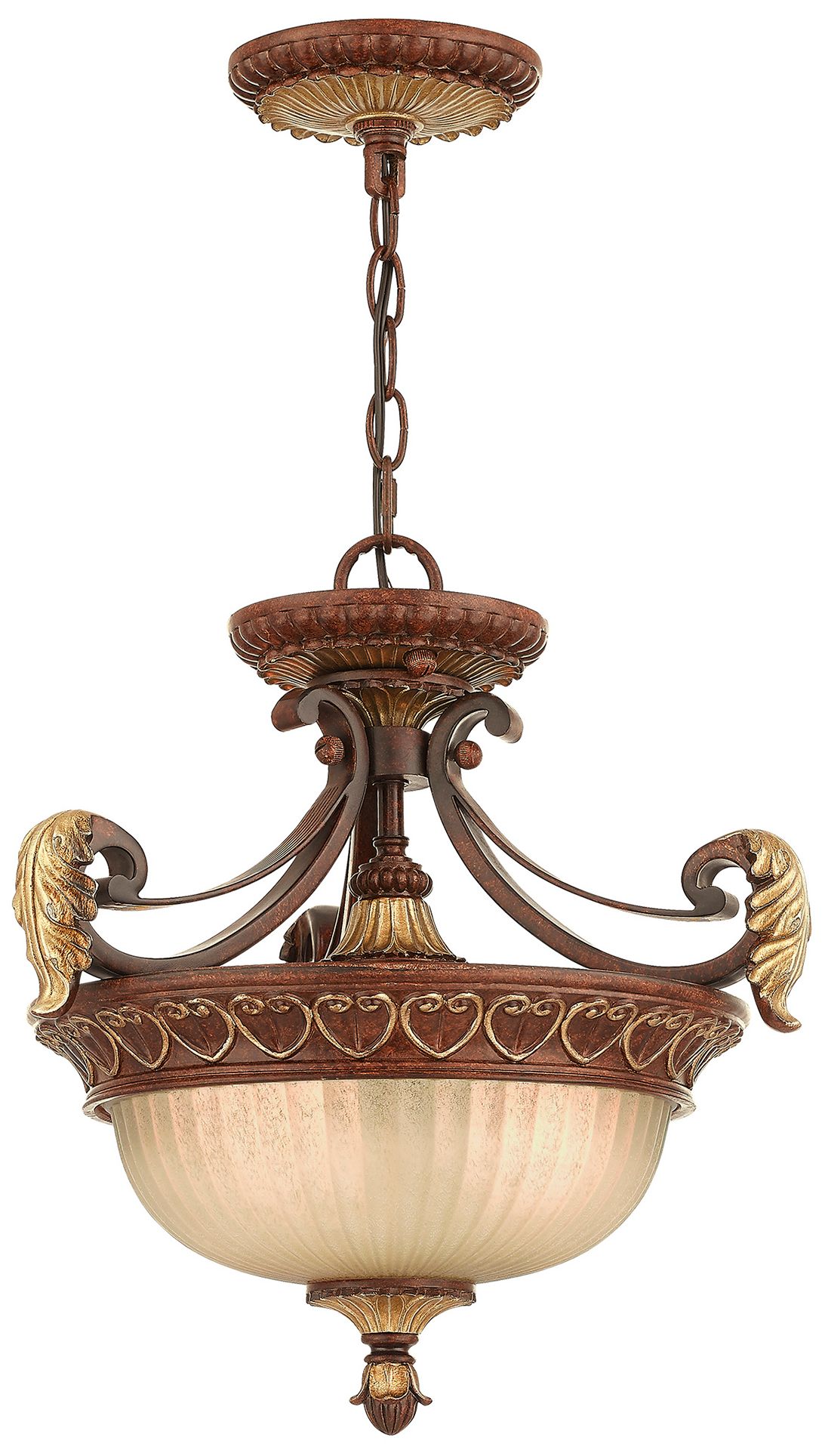 Image 2 Livex Villa Verona 15 1/4" Wide Verona Bronze Pendant Light