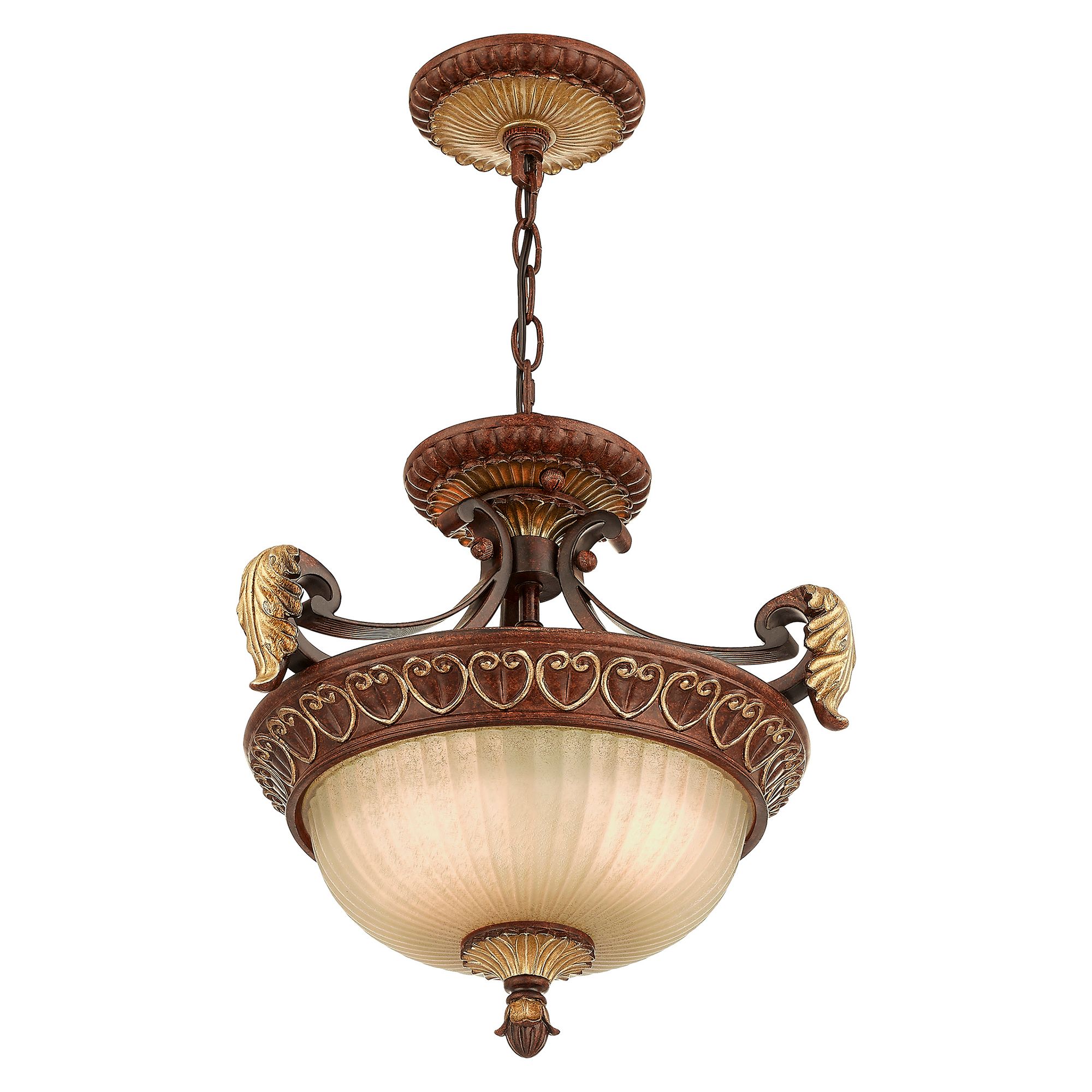 Livex Villa Verona 15 1/4" Wide Verona Bronze Pendant Light