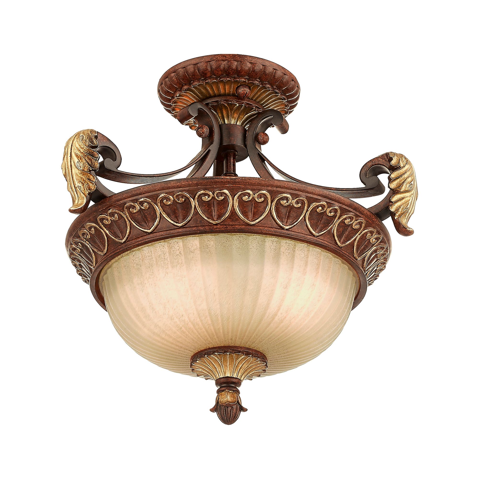 Livex Villa Verona 15 1/4" Wide Verona Bronze Pendant Light