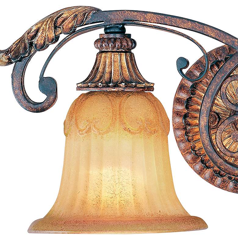 Image 3 Livex Villa Verona 8" High Traditional Bronze 2-Light Wall Sconce more views