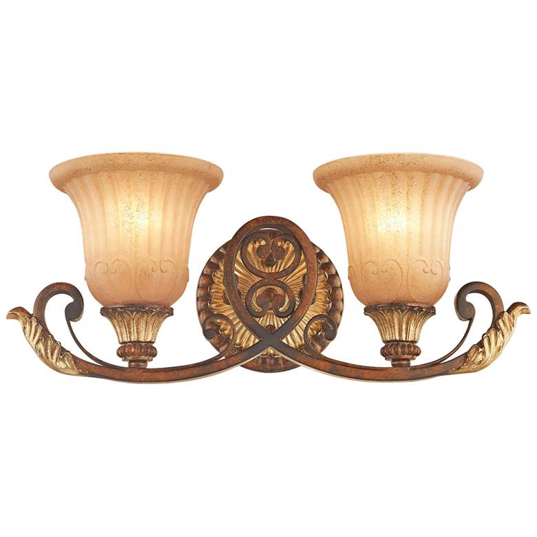 Image 6 Livex Villa Verona 8" High Traditional Bronze 2-Light Wall Sconce more views