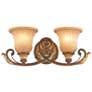 6_Livex Villa Verona 8" High Traditional Bronze 2-Light Wall Sconce more views
