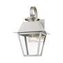 4_Livex Wentworth 12 1/2"H Brushed Nickel Outdoor Wall Light more views