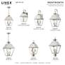 Livex Wentworth 12 1/2"H Brushed Nickel Outdoor Wall Light
