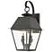 Livex Wentworth 16 1/2"H Charcoal 2-Light Outdoor Wall Light