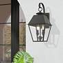 1_Livex Wentworth 16 1/2"H Charcoal 2-Light Outdoor Wall Light