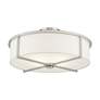 5_Livex Wesley 16"W Brushed Nickel 3-Light Drum Ceiling Light more views