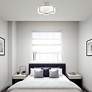 7_Livex Wesley 16"W Brushed Nickel 3-Light Drum Ceiling Light more views