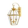 6_Livex Westover 16 1/2" 2-Light Polished Brass Outdoor Wall Light more views