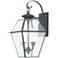 Livex Westover 16 1/2" Charcoal 2-Light Outdoor Lantern Wall Light