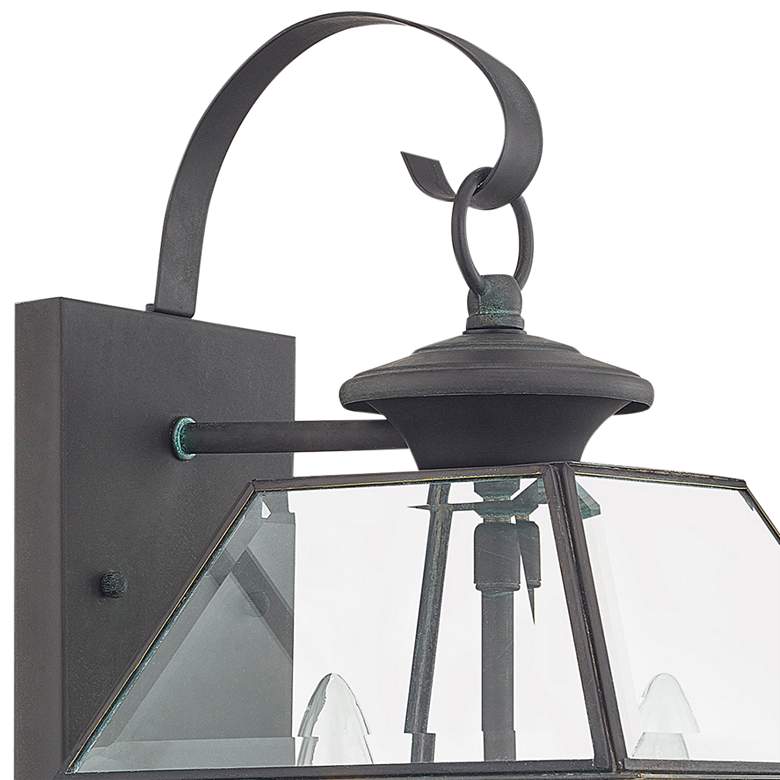 Image 3 Livex Westover 16 1/2" Charcoal 2-Light Outdoor Lantern Wall Light more views