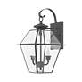 3_Livex Westover 16 1/2" Charcoal 2-Light Outdoor Lantern Wall Light more views