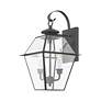 4_Livex Westover 16 1/2" Charcoal 2-Light Outdoor Lantern Wall Light more views