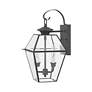 6_Livex Westover 16 1/2" Charcoal 2-Light Outdoor Lantern Wall Light more views