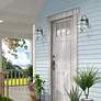 7_Livex Westover 16 1/2" Charcoal 2-Light Outdoor Lantern Wall Light more views