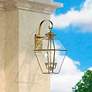 2_Livex Westover 22 1/2" Antique Brass 3-Light Outdoor Wall Light