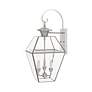 5_Livex Westover 22 1/2"H Brushed Nickel 3-Light Outdoor Wall Light more views