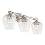 5_Livex Willow 23" Wide Brushed Nickel 3-Light Bath Light more views