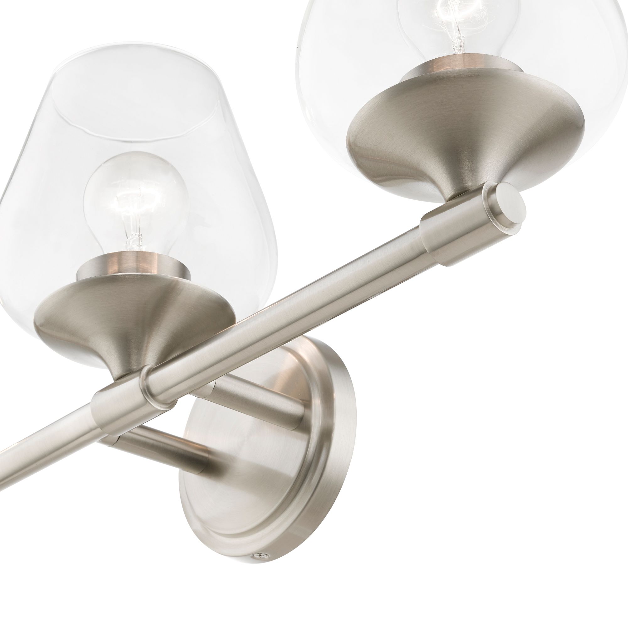 Image 7 Livex Willow 23" Wide Brushed Nickel 3-Light Bath Light more views